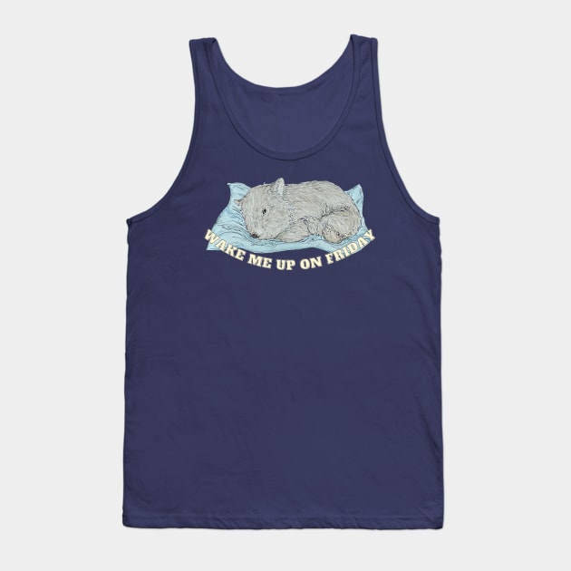 Sleeping wombat Tank Top by AussieLogic